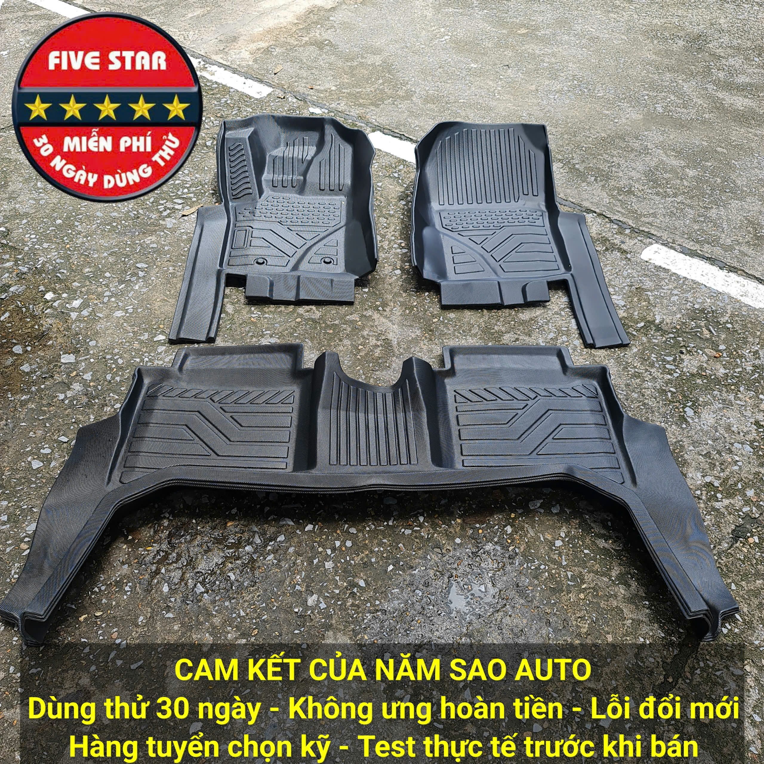 Tổng hợp các loại thảm lót sàn TPE cho xe Ford Ranger