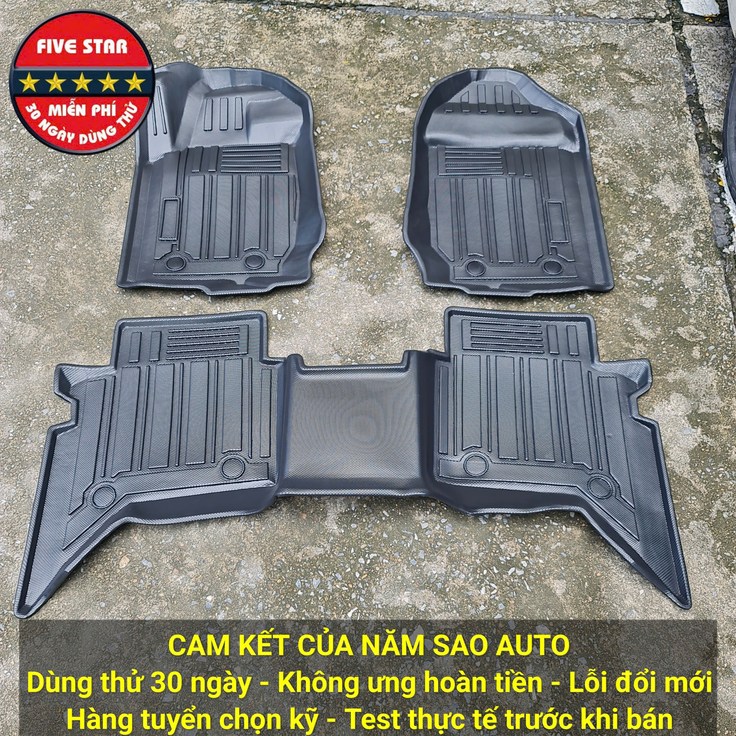 Tổng hợp các loại thảm lót sàn TPE cho xe Mazda BT-50