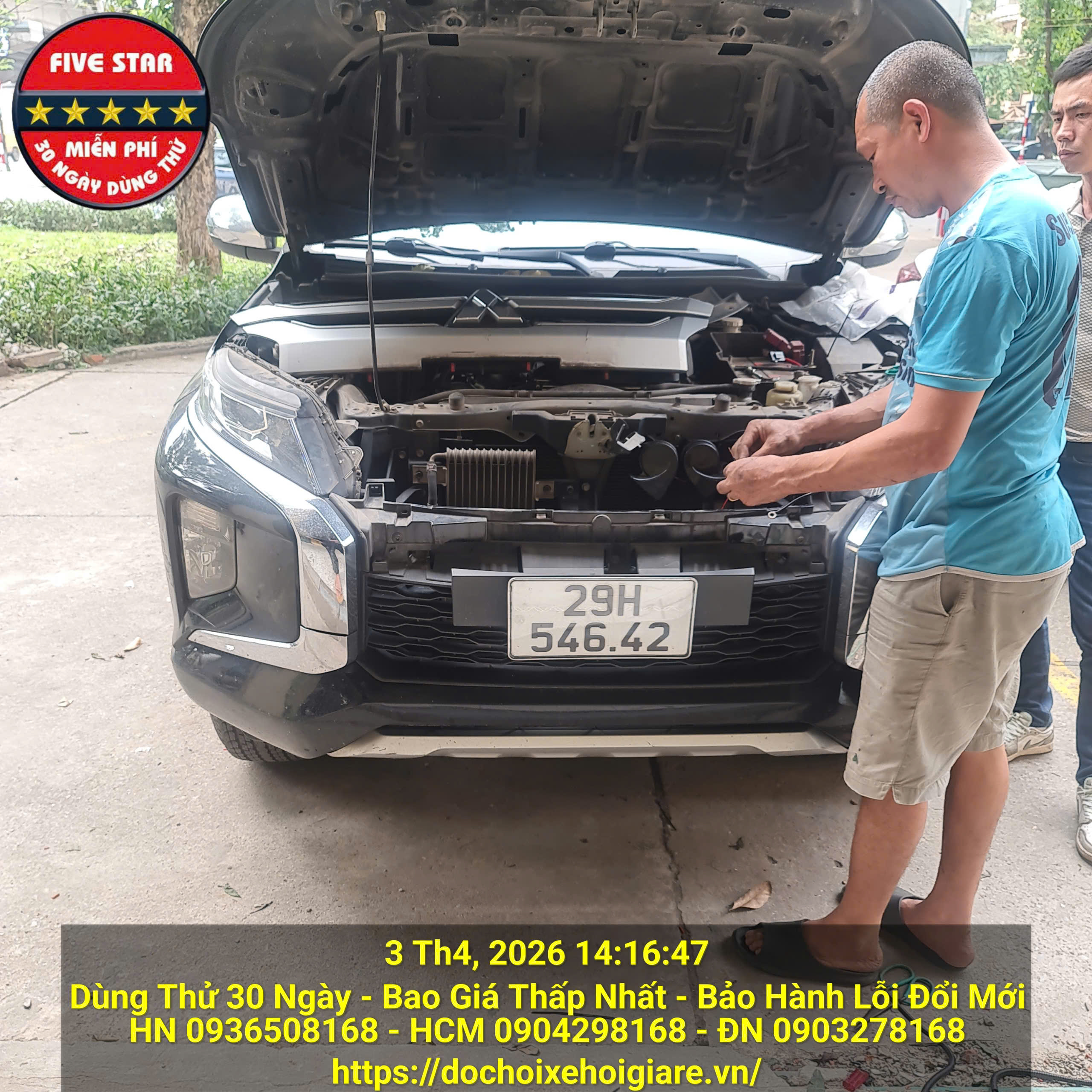 Còi kèn xe Mitsubishi Triton - Chống nước, giá rẻ, bảo hành dài hạn