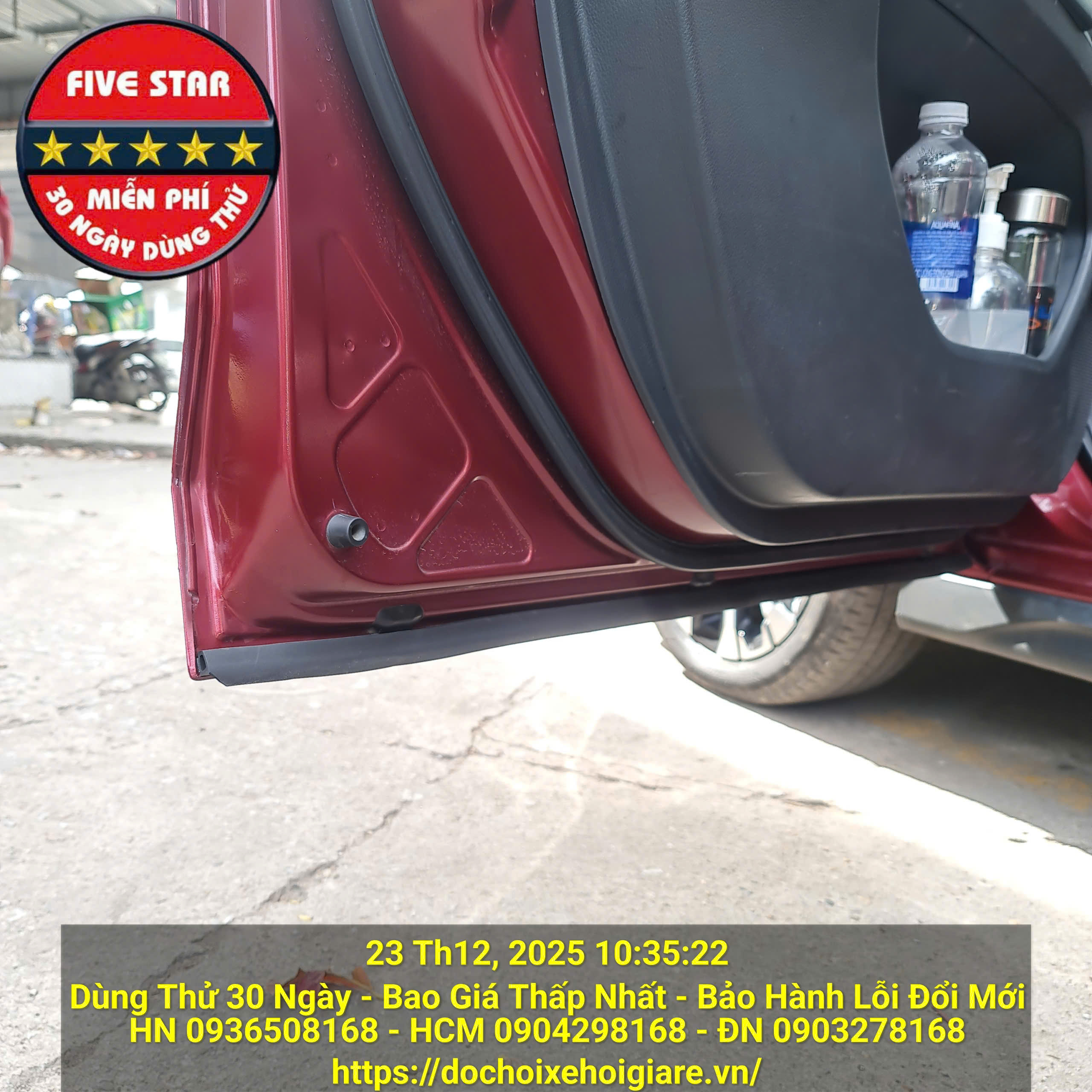 ron cách âm cửa xe Veloz