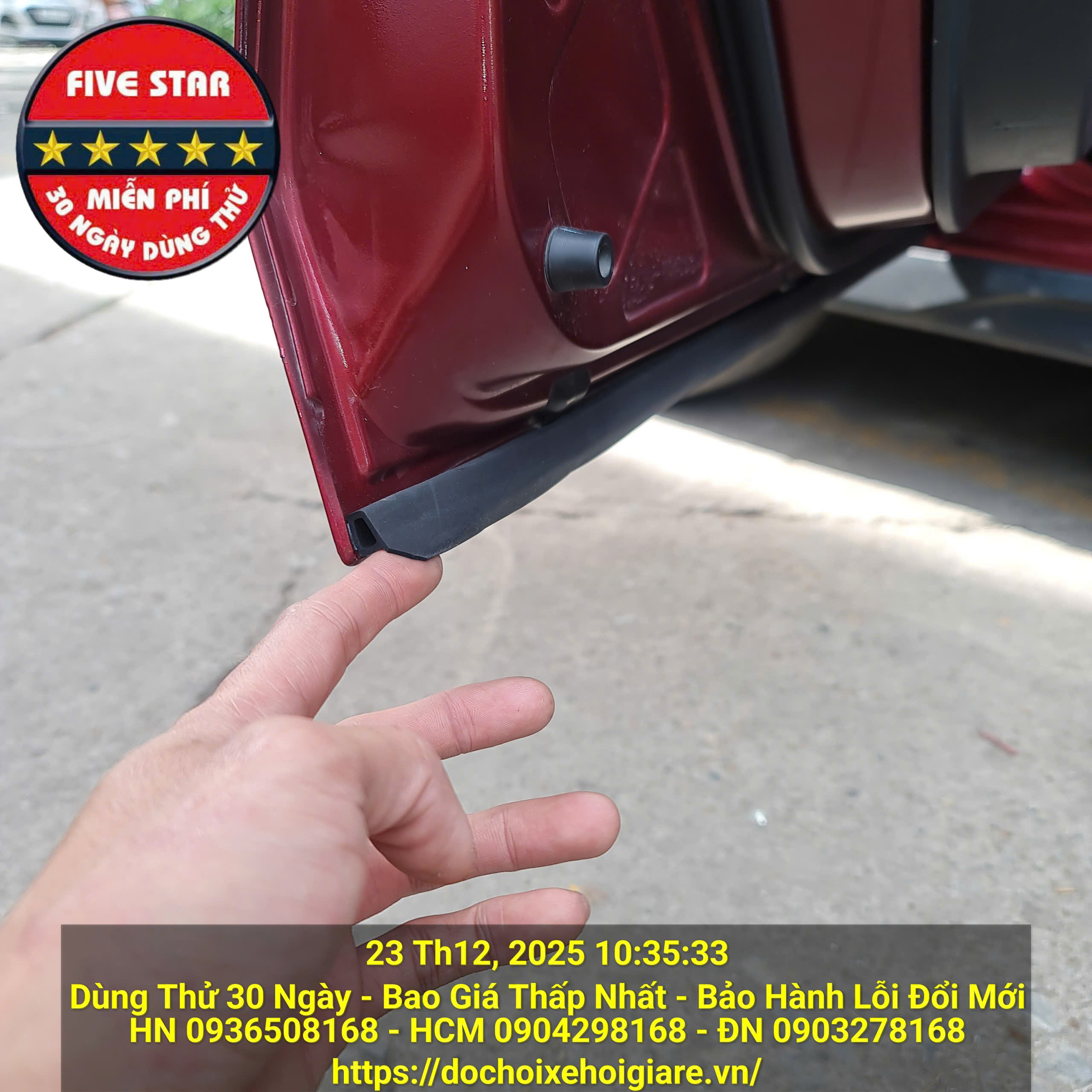 ron cách âm cửa xe Veloz