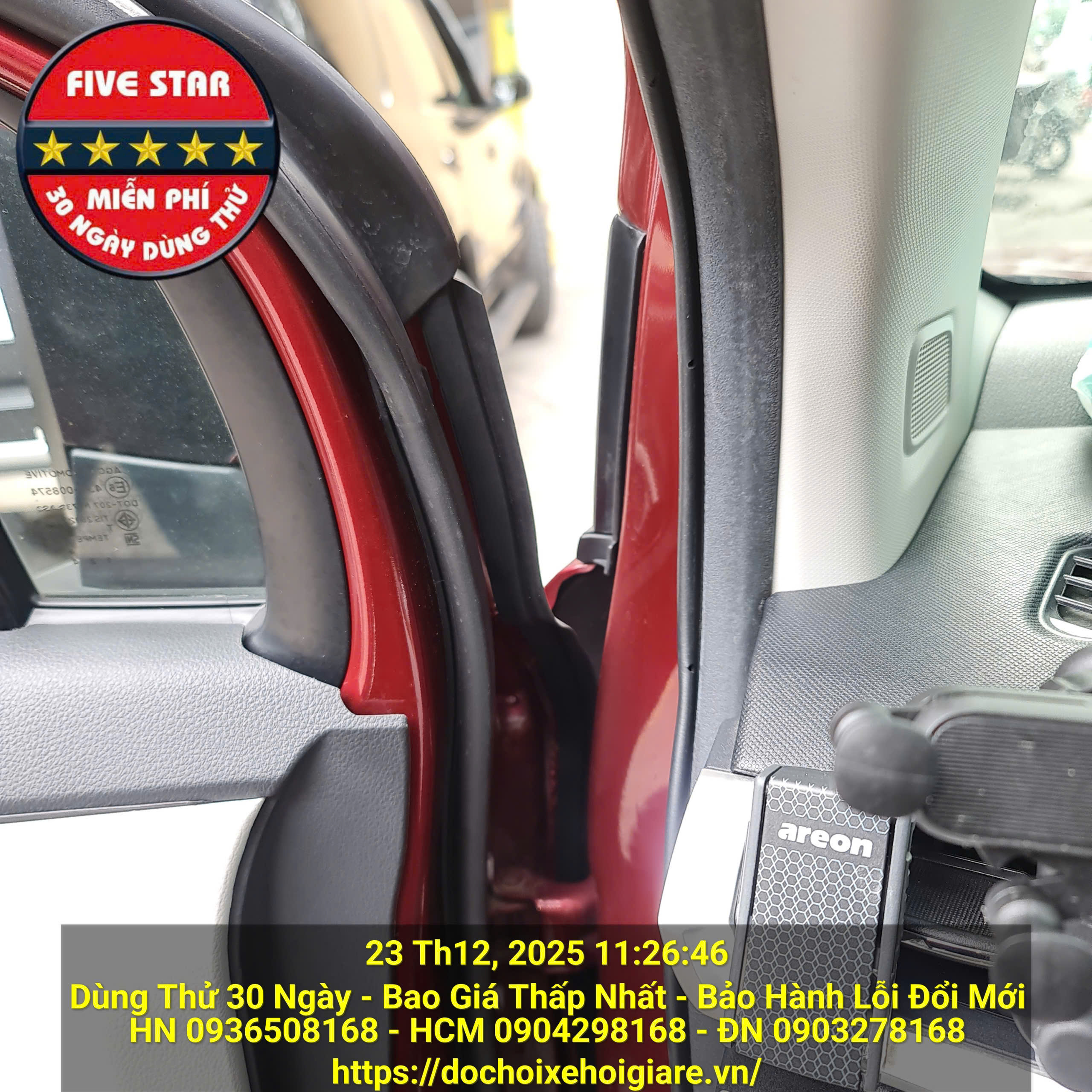 Dán gioăng chống ồn cho Toyota Veloz giúp giảm chấn và cách âm