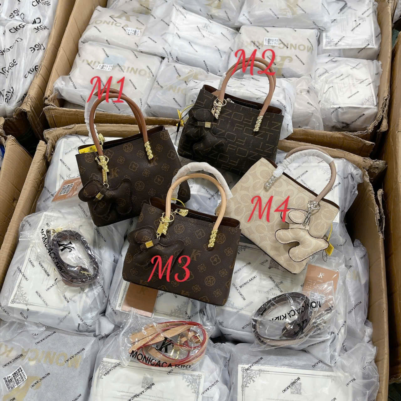 6562# Túi xách Monicakiki charm cún
