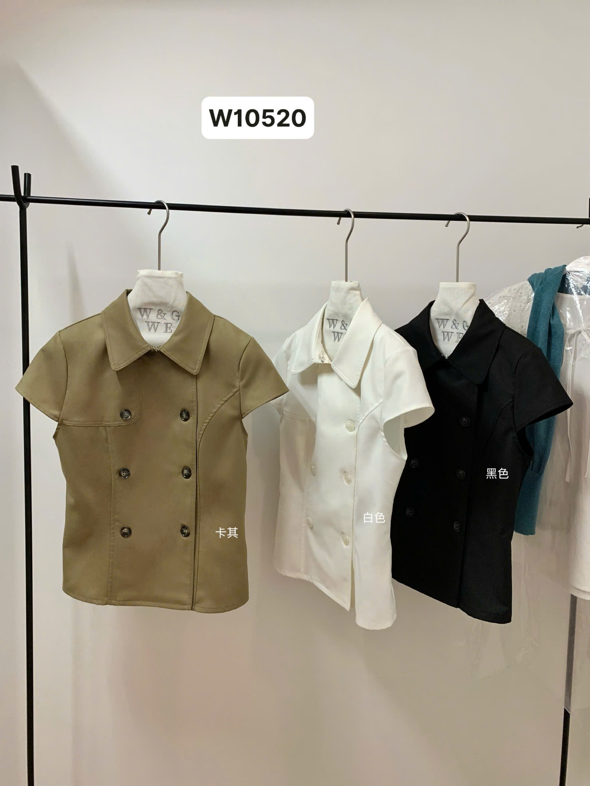 W10520# Áo polo WGWE 6 cúc