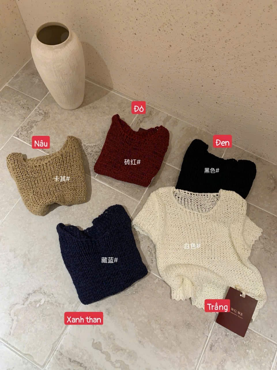 W7387# Áo len lưới WGWE (frsz)