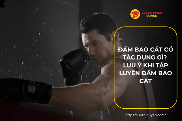 Đấm bao cát có tác dụng gì? Lưu ý khi tập luyện đấm bao cát