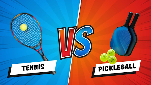 So sánh lối chơi pickleball và tennis