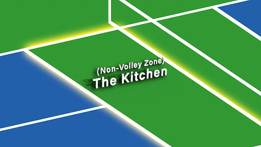 Non-Volley Zone trong pickleball
