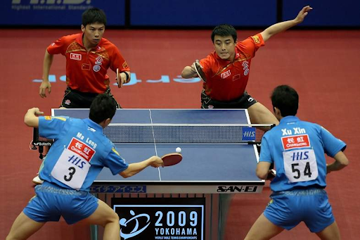 Quy định đổi lượt giao bóng trong bóng bàn đánh đôi