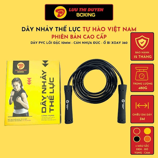 Dây nhảy thể lực cao cấp 480g