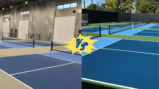 Điểm khác biệt cơ bản giữa pickleball trong nhà và pickleball ngoài trời
