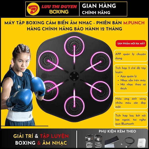 Có rất nhiều ưu điểm của máy tập boxing có nhạc