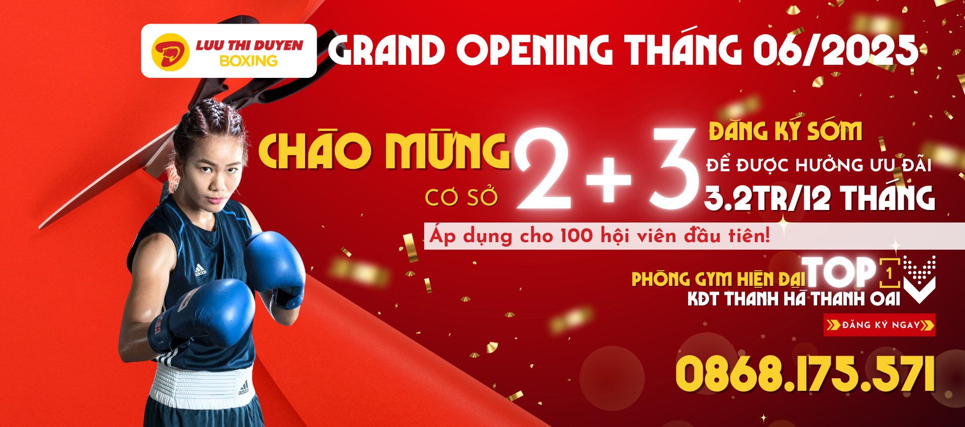 Khai trương Gym CS 2+ 3