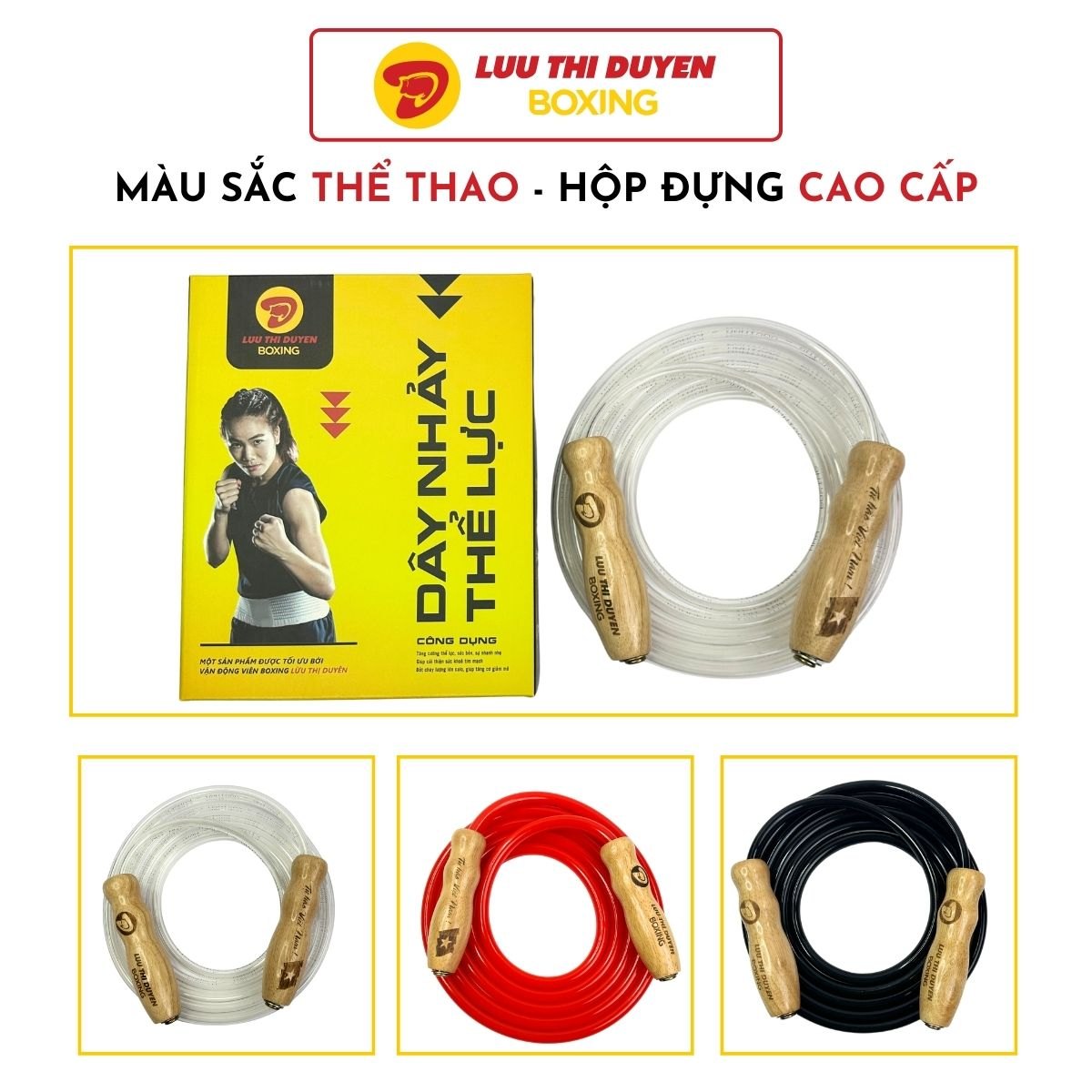 Dây Nhảy Thể Lực 450G - Cán phủ PU