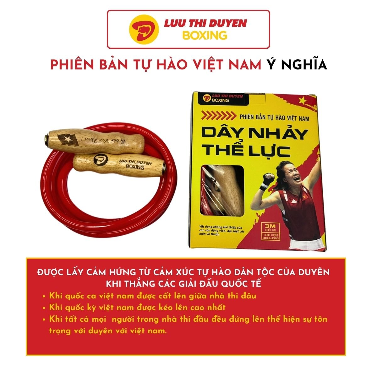 Dây Nhảy Thể Lực 450G - Cán phủ PU