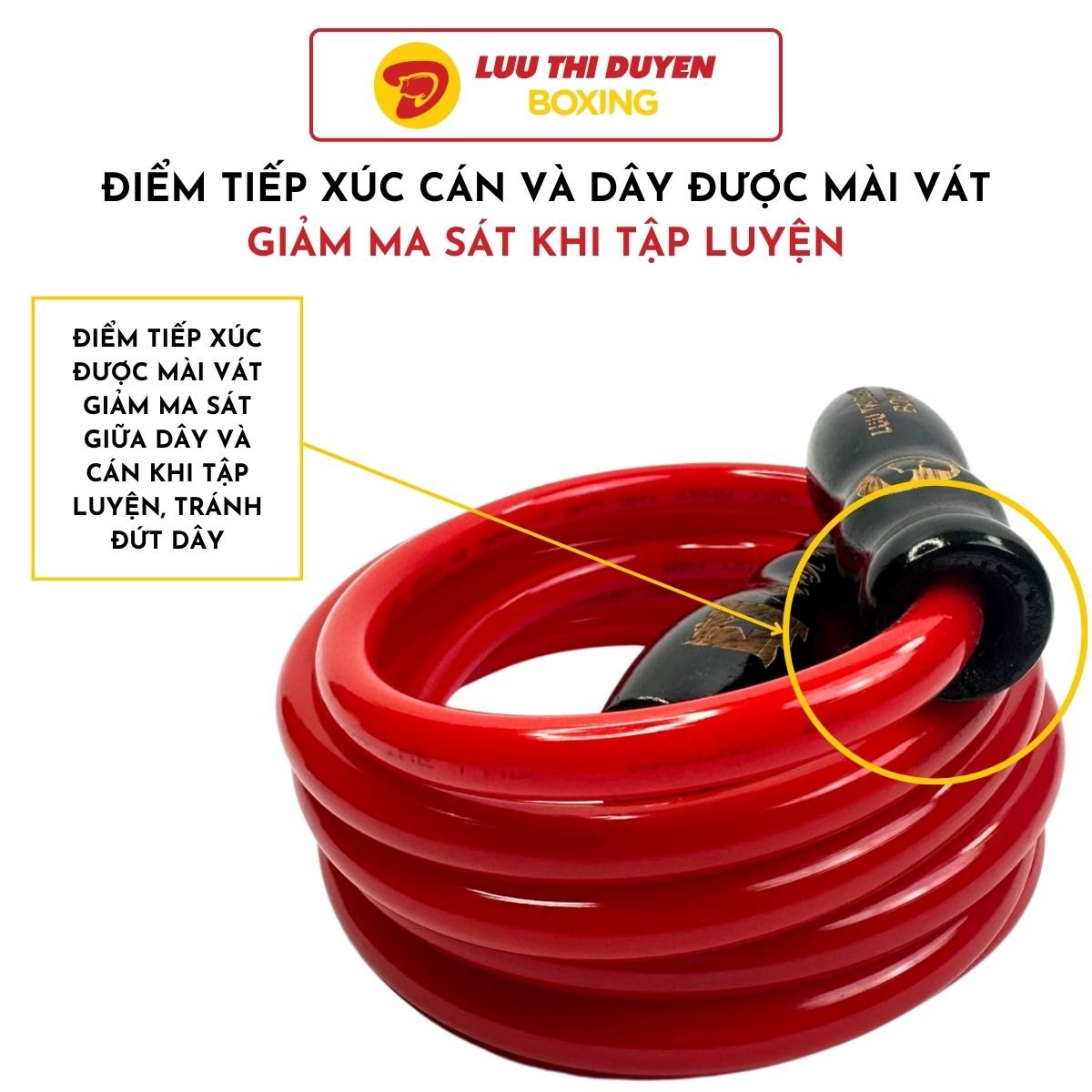 Dây nhảy thể lực bản đặc biệt - Cán đen