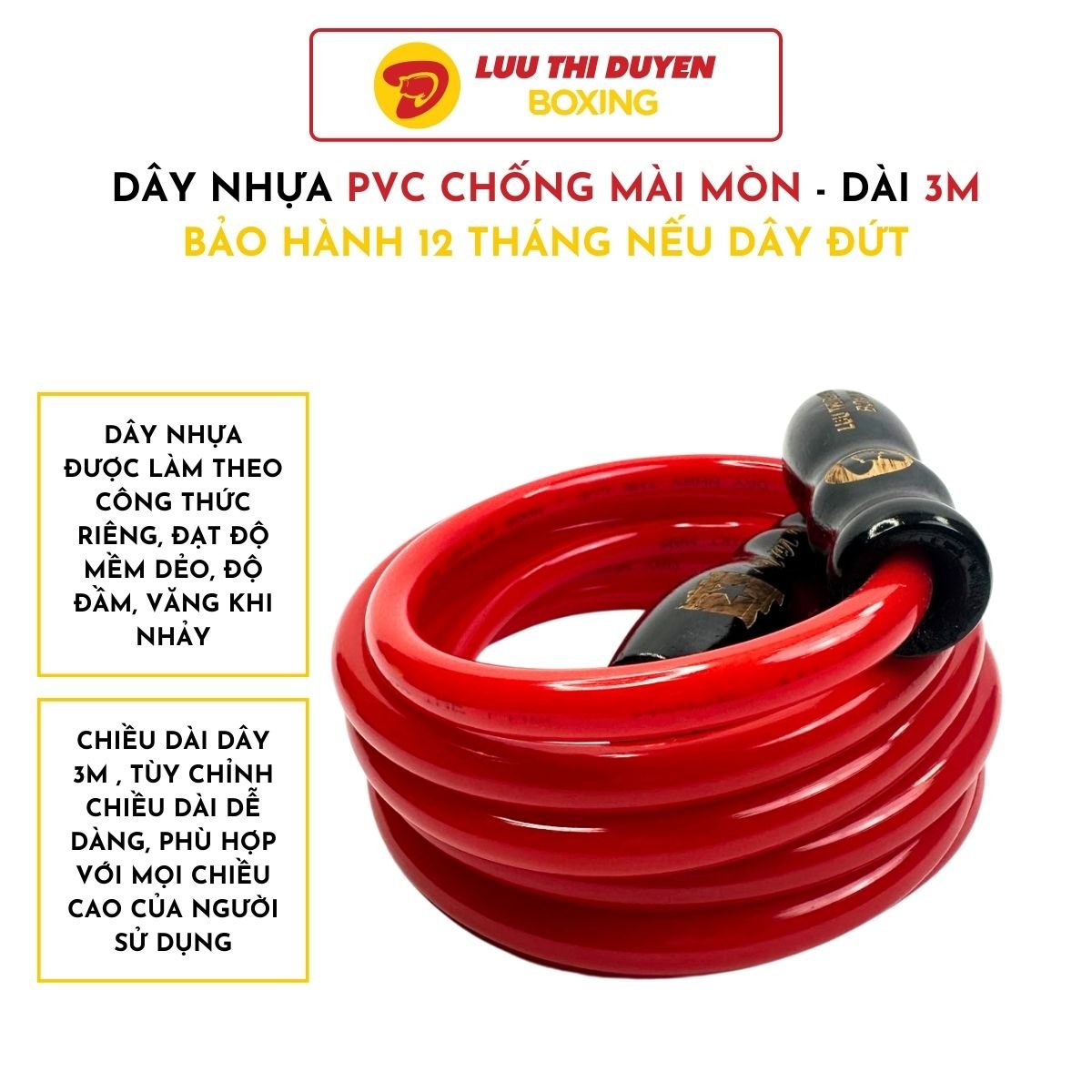 Dây nhảy thể lực bản đặc biệt - Cán đen