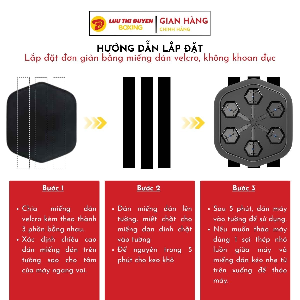 Máy tập boxing thông minh âm nhạc One Punch