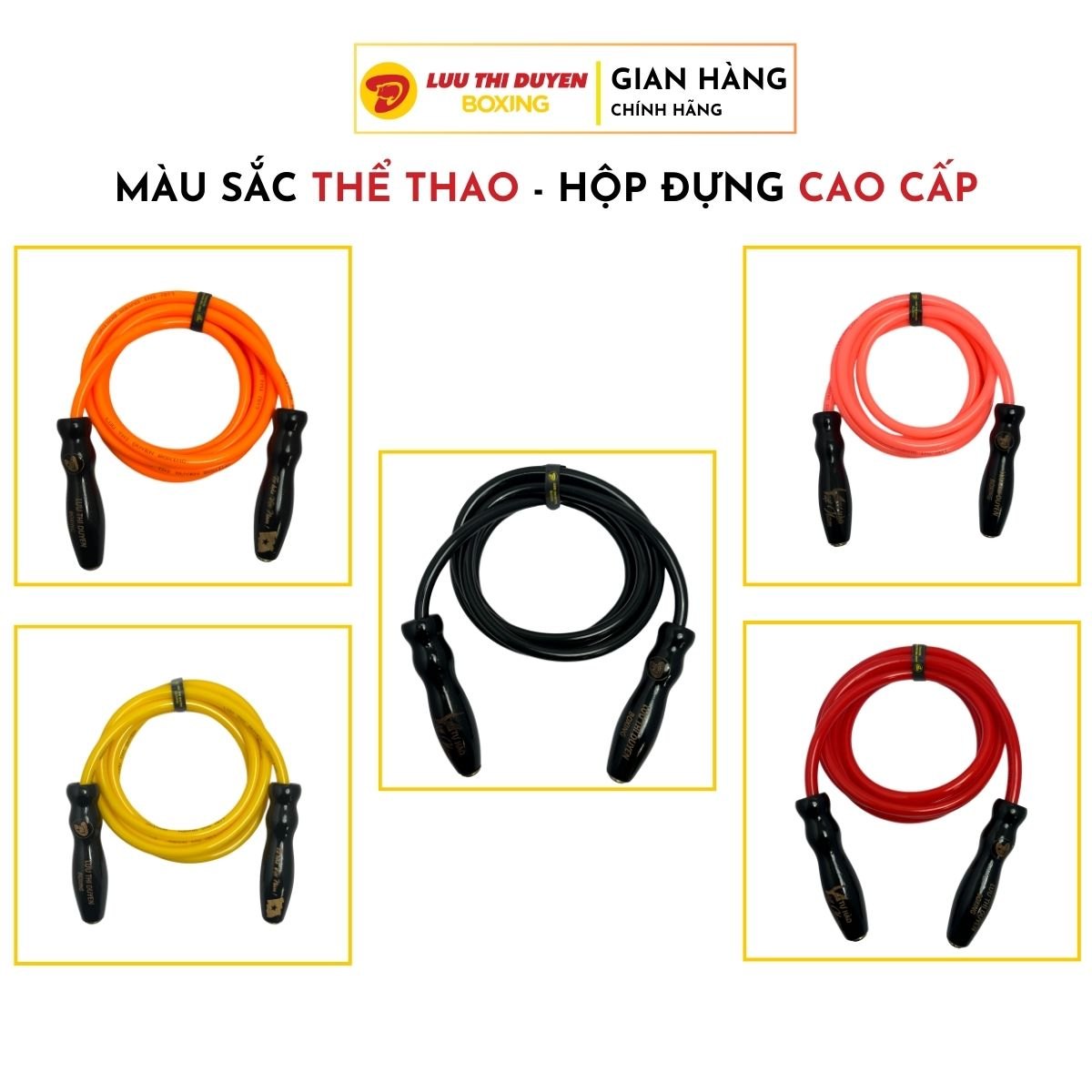 Dây nhảy thể lực bản đặc biệt - Cán đen