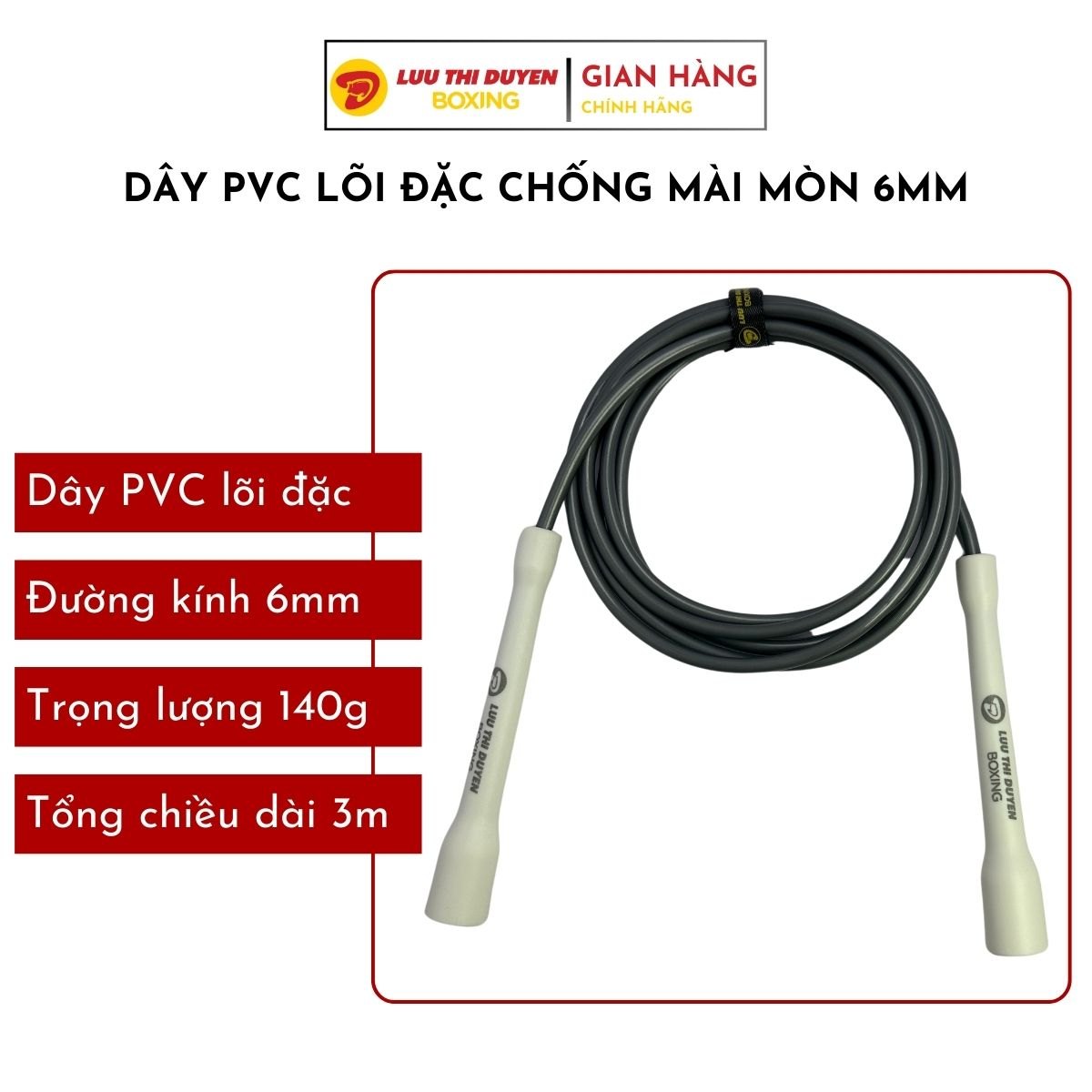 Dây nhảy tốc độ 140g - 6mm