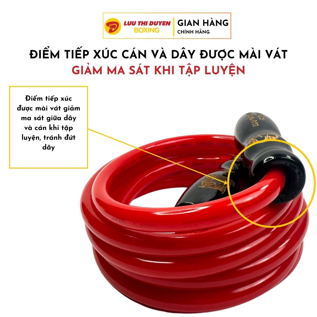 Dây nhảy thể lực bản đặc biệt - Cán đen