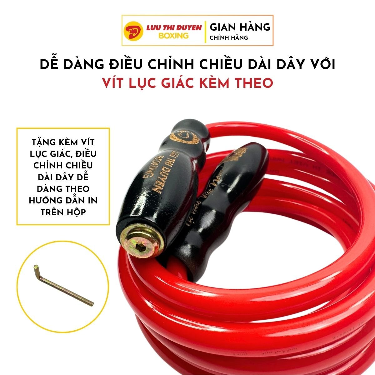 Dây nhảy thể lực bản đặc biệt - Cán đen