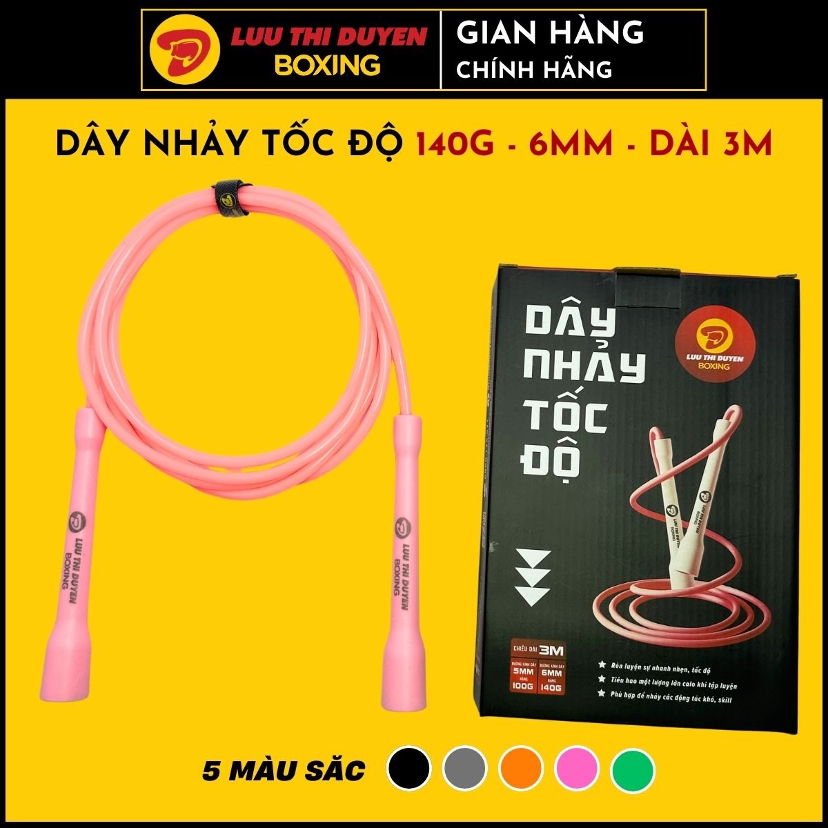 Dây nhảy tốc độ 140g - 6mm