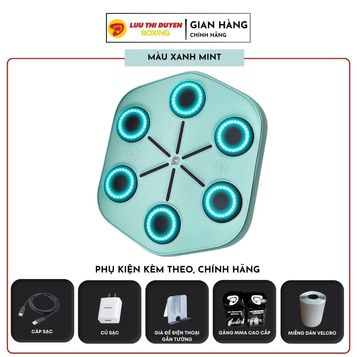 Máy tập boxing cảm biến âm nhạc phiên bản D.punch - Onepunch Boxing Music