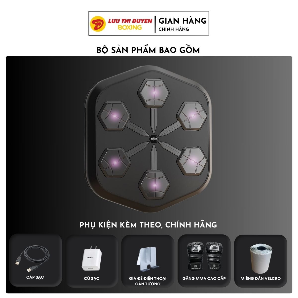 Máy tập boxing cảm biến âm nhạc Boxing Player - Onepunch