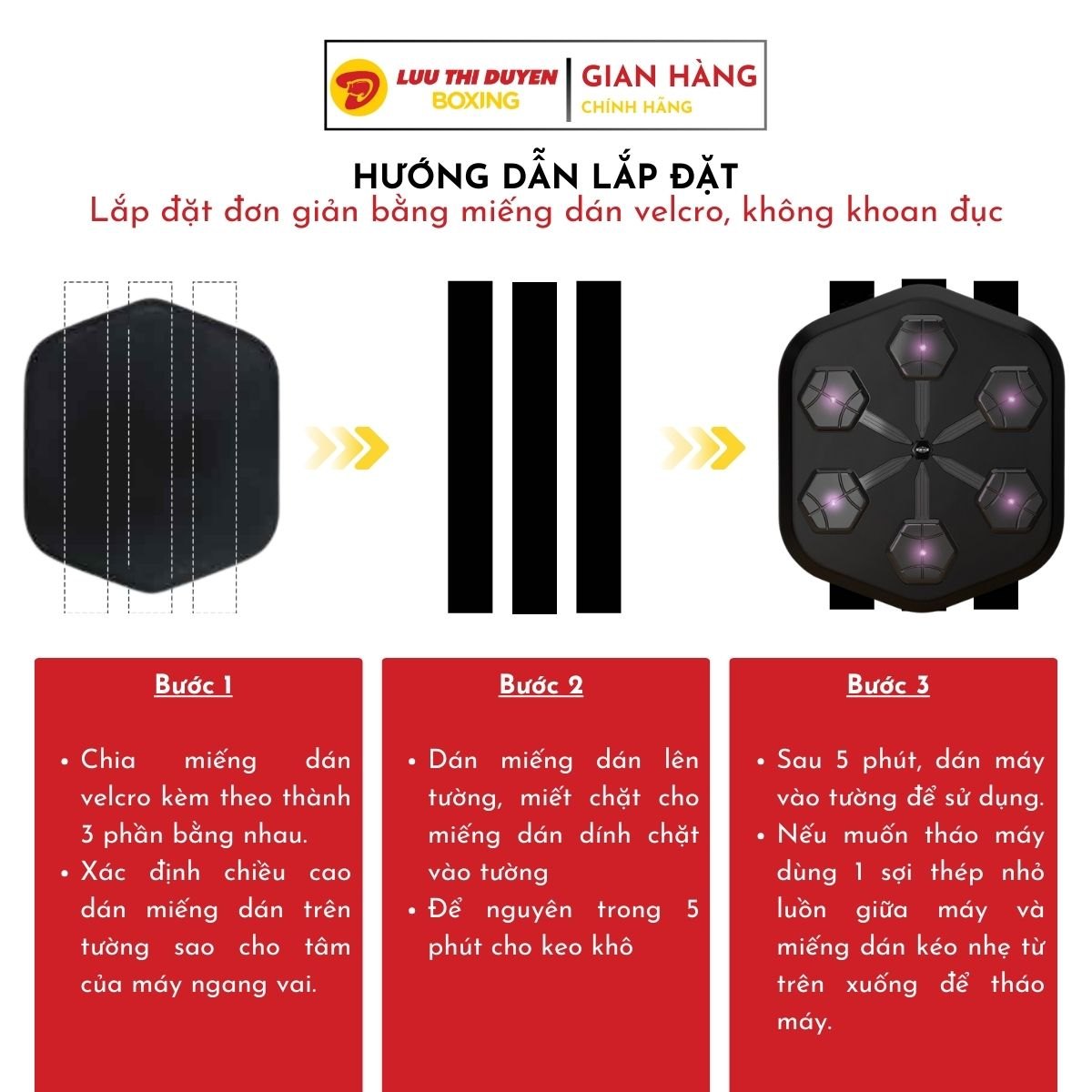 Máy tập boxing cảm biến âm nhạc Boxing Player - Onepunch