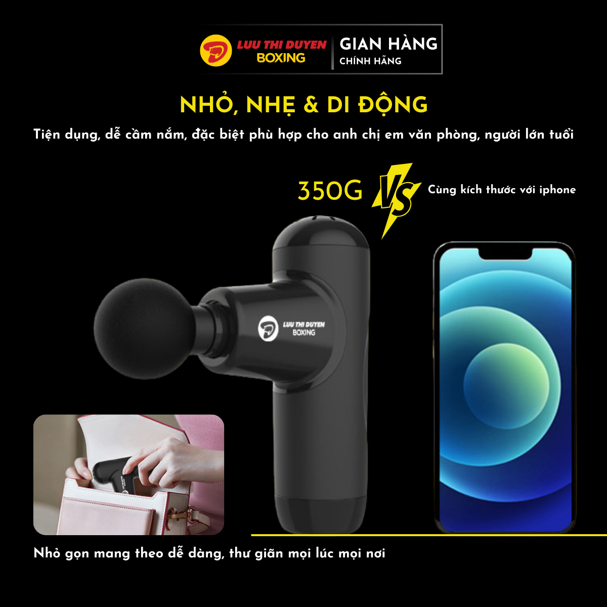 Máy massage cầm tay thể thao D GUN HOME