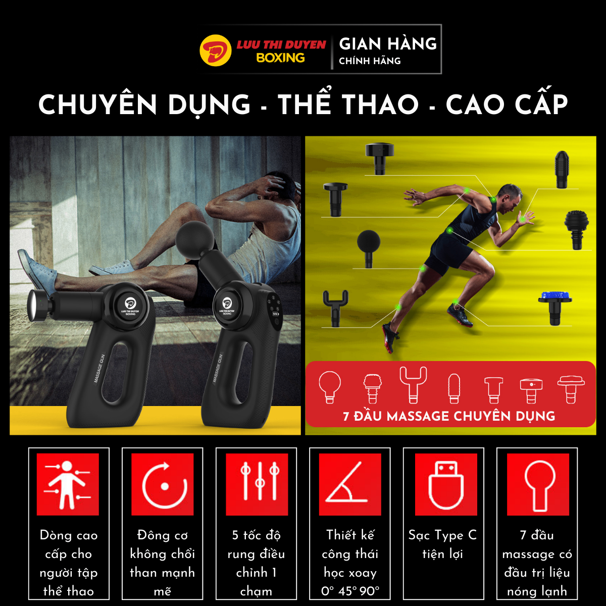 Máy massage cầm tay D GUN PRO