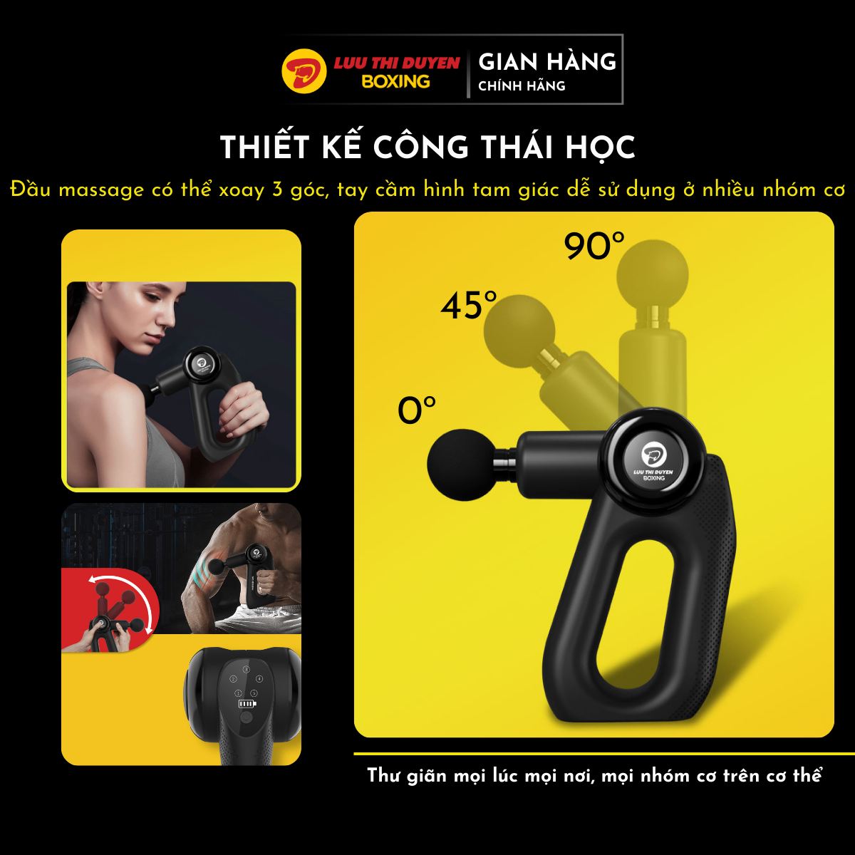 Máy massage cầm tay D GUN PRO