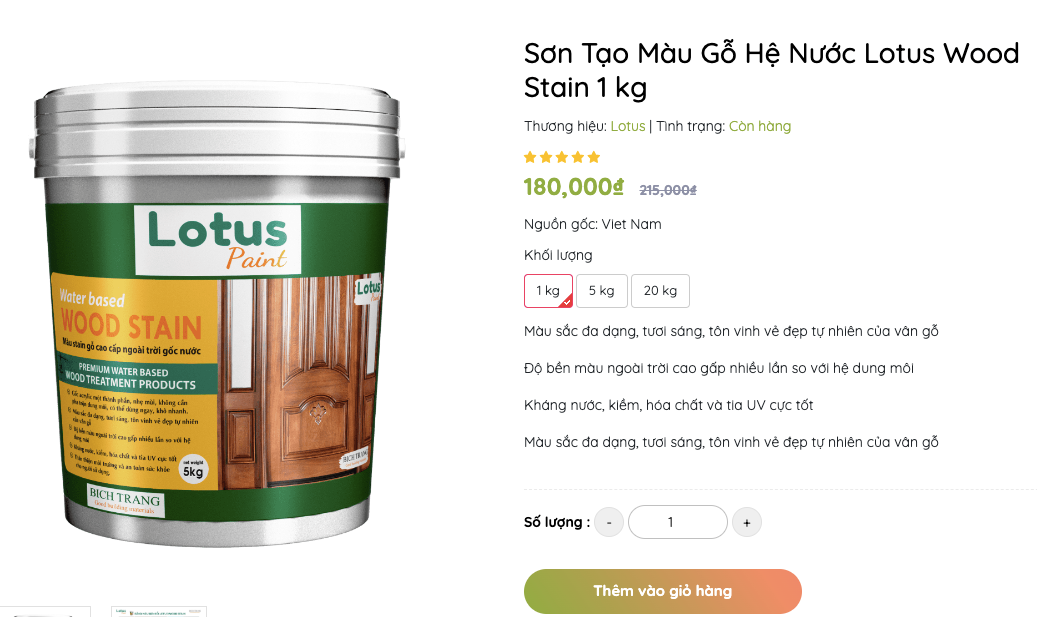 Sơn Lau Gỗ Wood Stain: Giải Pháp Hoàn Hảo Cho Vẻ Đẹp Và Độ Bền Của Gỗ