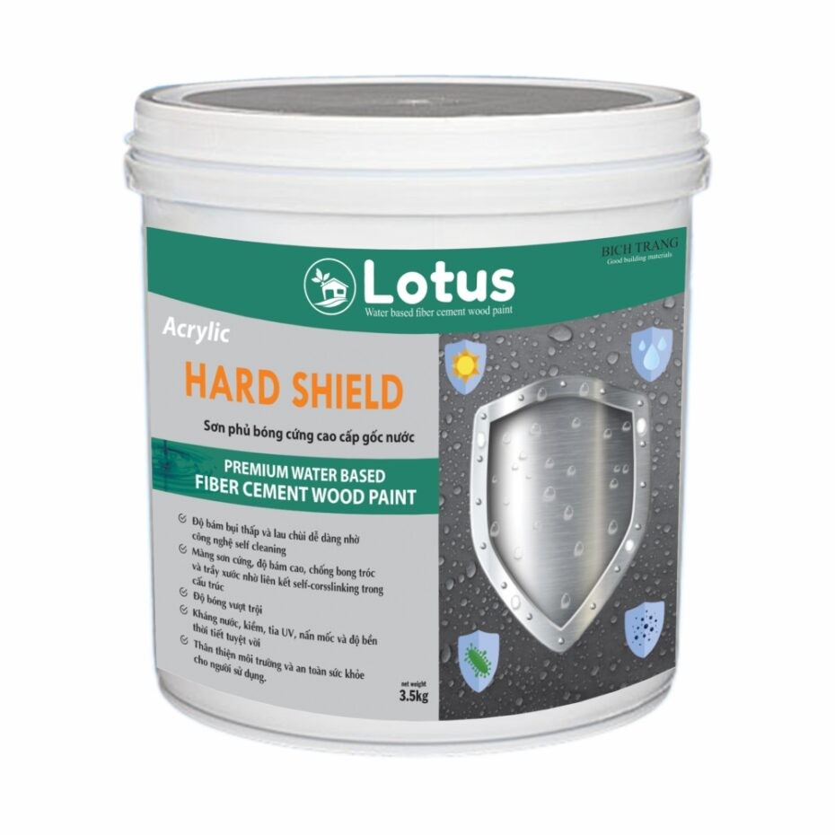 Sơn Phủ Bóng Cứng Cao Cấp Lotus Hard Shield