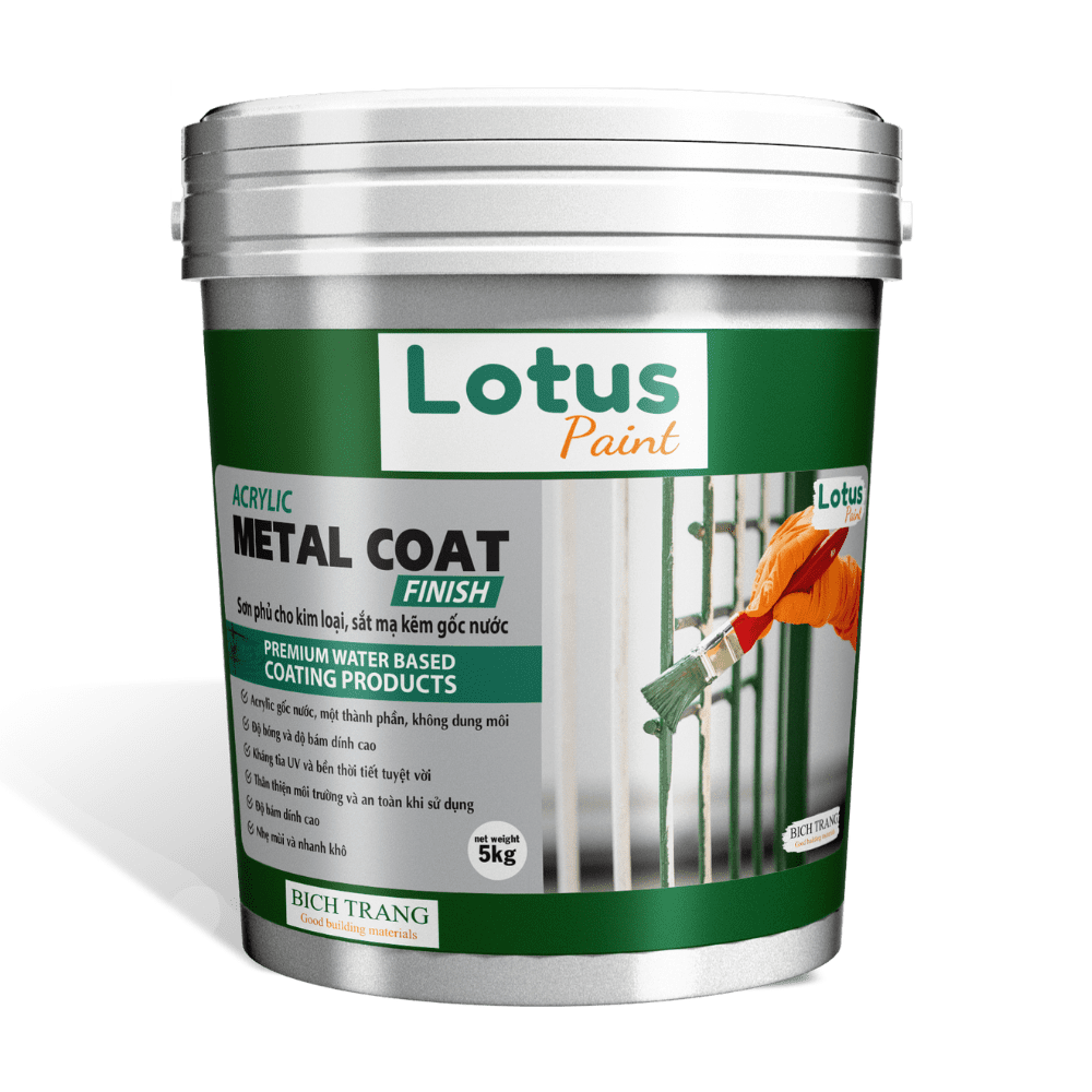 Sơn Phủ Màu Kim Loại Lotus Metal Coat Finish