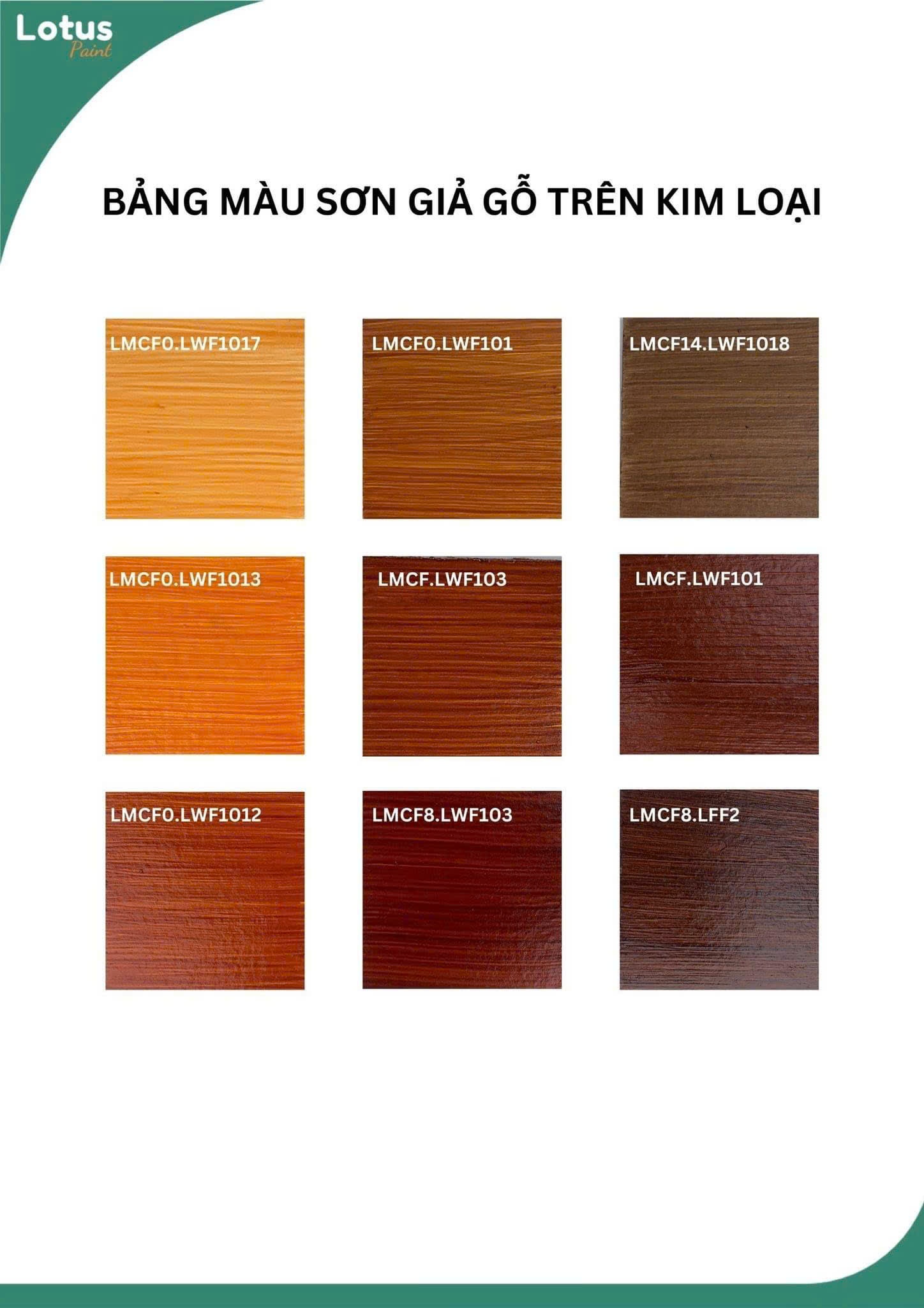 Sơn Phủ Màu Kim Loại Lotus Metal Coat Finish