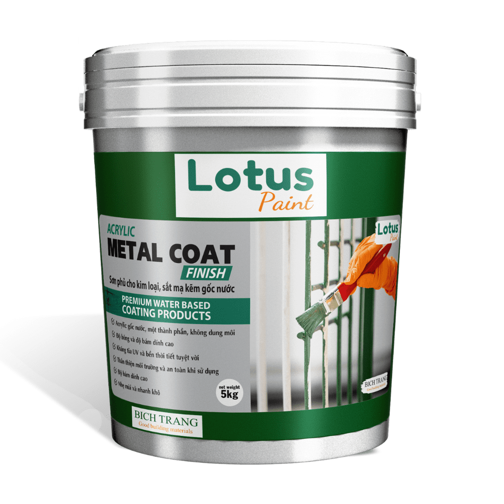 Sơn Phủ Màu Giả Gỗ Kim Loại - Lotus Metal Coat Finish Giả Gỗ