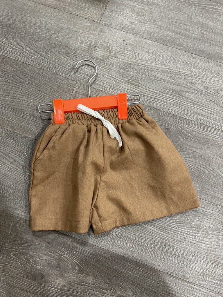 [OUTLET] Quần short linen dây buộc