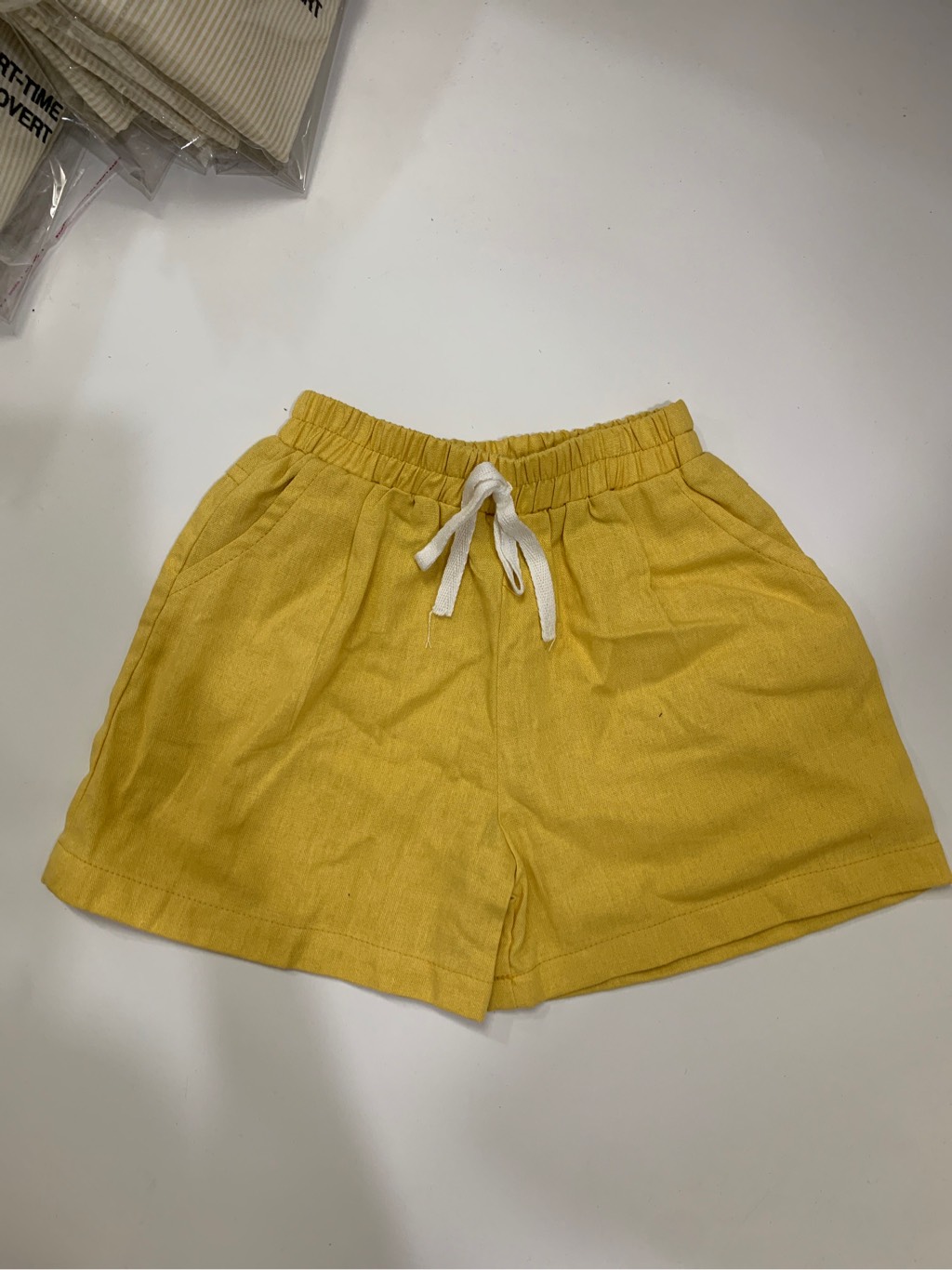 [OUTLET] Quần short linen dây buộc