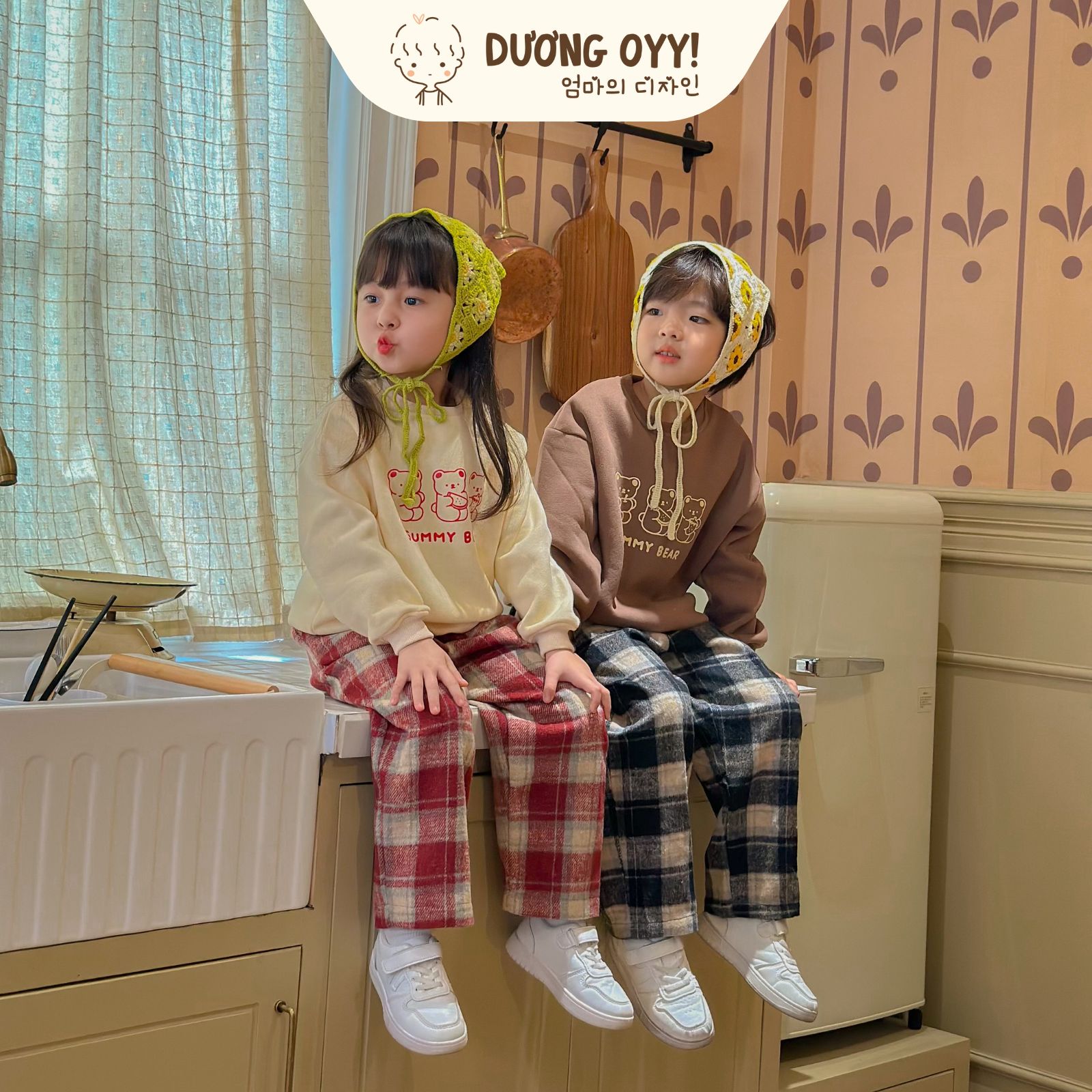 Áo nỉ lót bông GUMMY BEAR