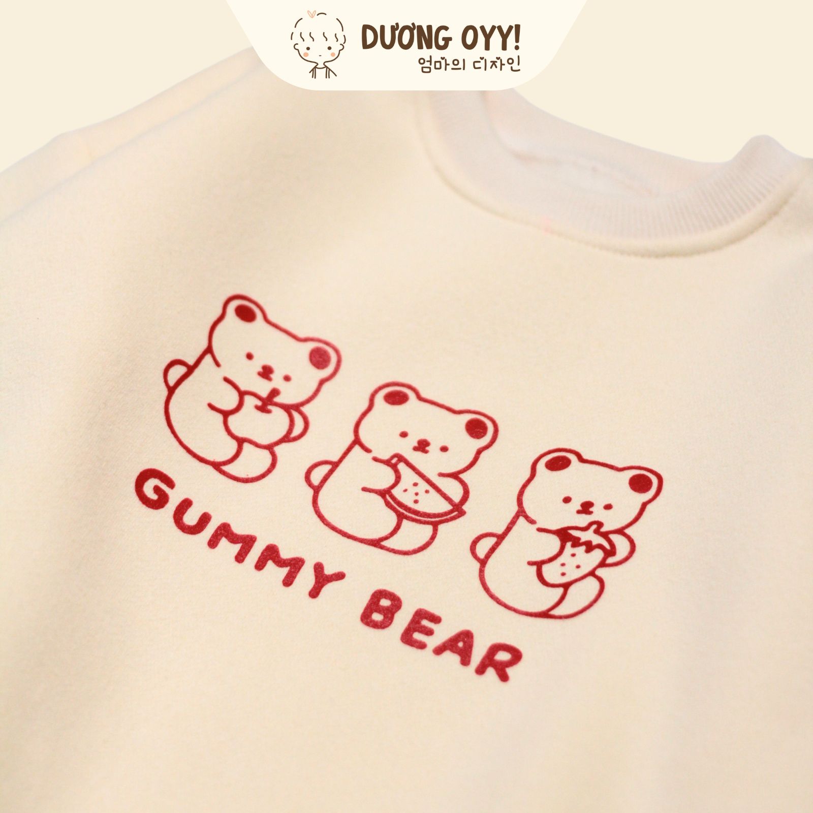 Áo nỉ lót bông GUMMY BEAR