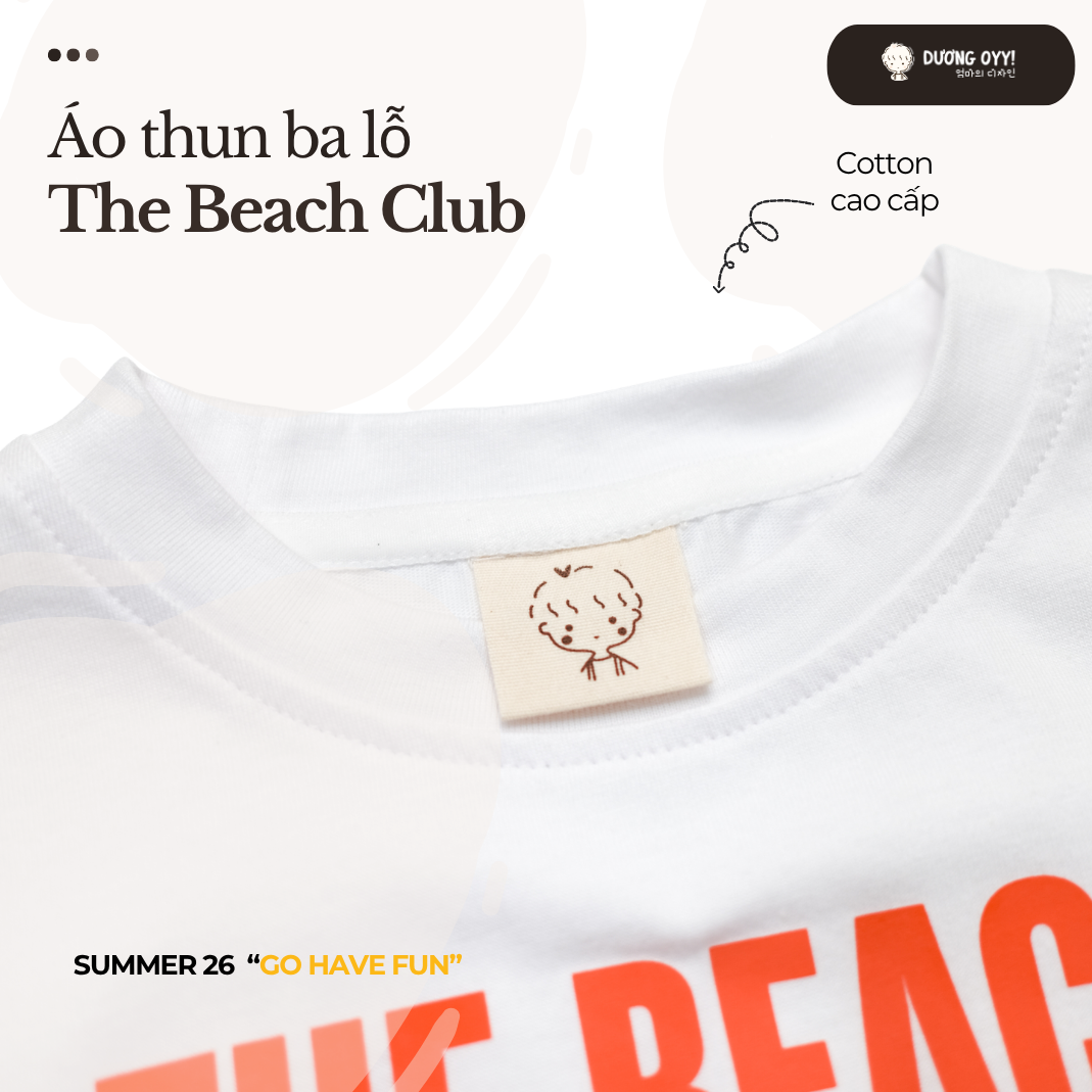 SS26 Áo thun ba lỗ BEACH CLUB