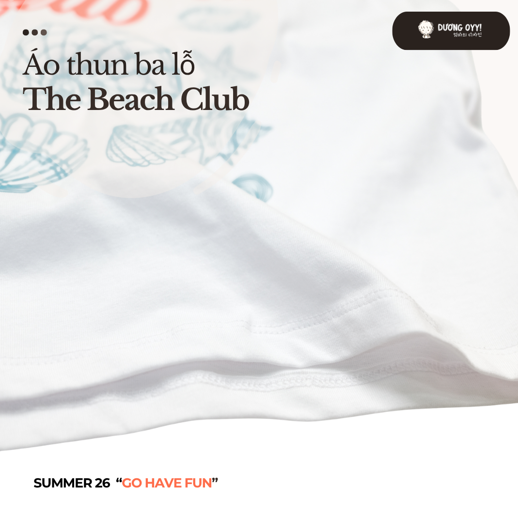 SS26 Áo thun ba lỗ BEACH CLUB