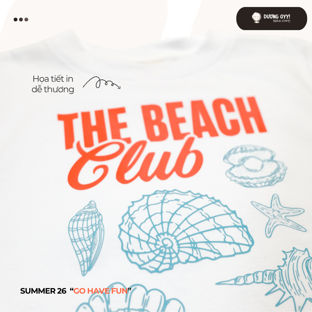 SS26 Áo thun ba lỗ BEACH CLUB