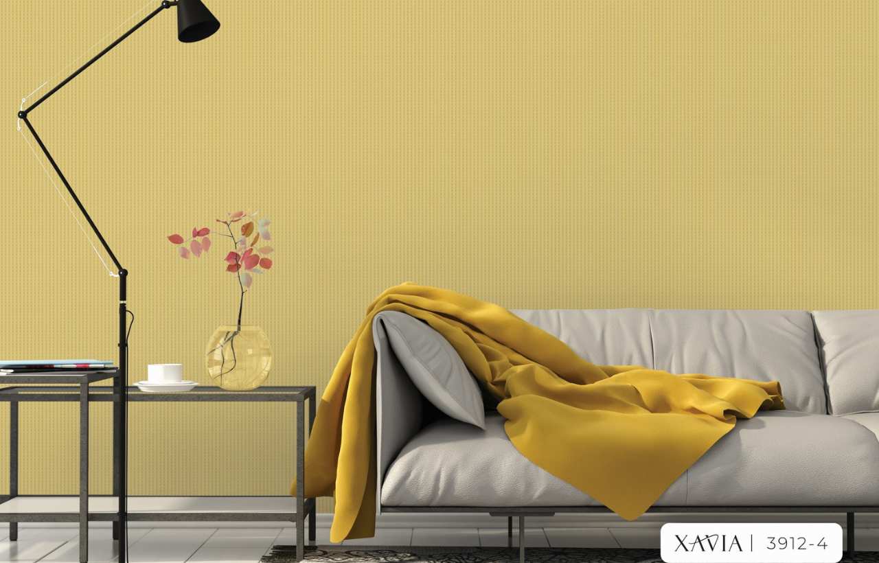 Giấy dán tường màu vàng Hà Đông