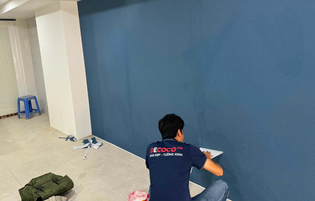 thợ dán giấy dán tường tại TPHCM