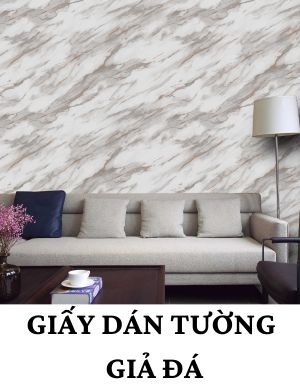 giấy dán tường giả đá