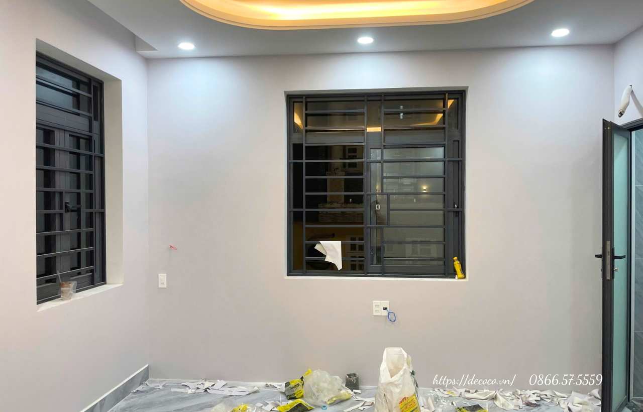 giấy dán tường phòng khách tại Bình Chánh