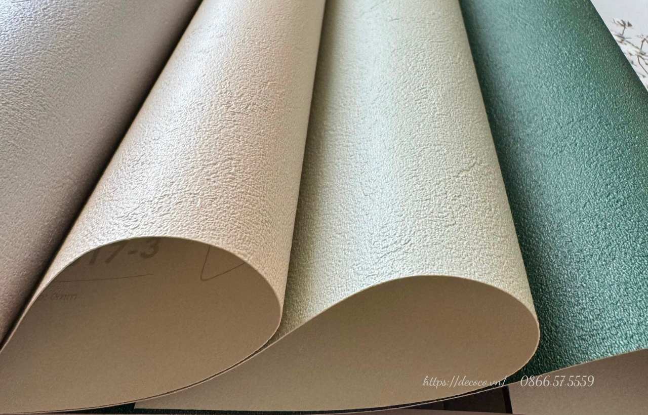 cận chất giấy dán tường Hàn Quốc